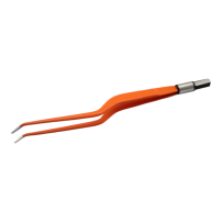 Non-Sticky Crooked & Curved backwards Bipolar Forceps