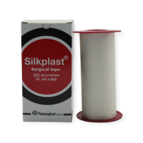 Silkplast medical plaster..